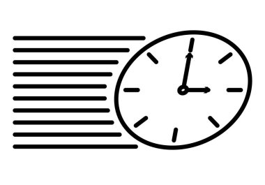 Saatin hız simgesi.