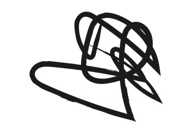 Beyaz arkaplanda siyah imza simgesi.