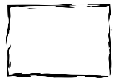 Siyah bir düzen ve beyaz arkaplan ile yapılmış çerçeve.