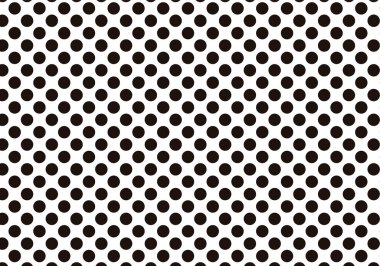 Siyah daireler ya da motif arkaplan.