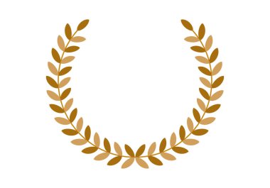 defne çelengi simgesi beyaz arka plan üzerinde.