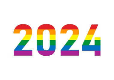 Yıl 2024 Igbtiq gurur bayrağıyla