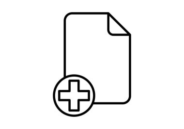 Siyah belge ekleme veya gönderme simgesi.