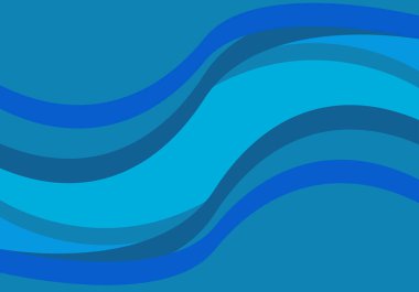 Dalgalı ve mavi katmanların soğuk arkaplanı.