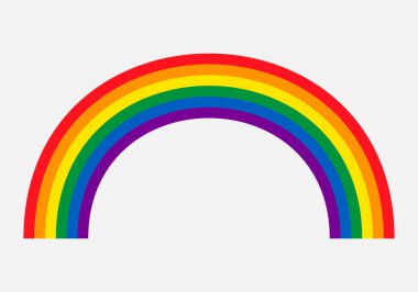 LGBT + gurur bayrağıyla gökkuşağı