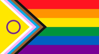 Gurur Günü LGBT + arkaplan bayrağı.