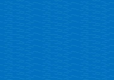 Mavi arkaplanda dalga çizgileri.