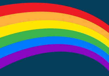 Kemerdeki LGBTQ + gurur bayrağı arkaplanı.