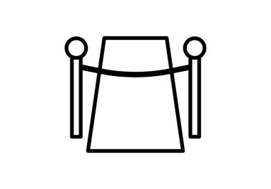 Mühürlü şöhret halısı olan siyah simge.