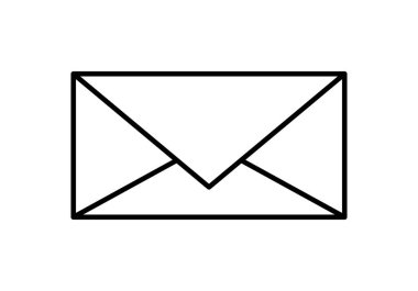 Zarfın siyah simgesi