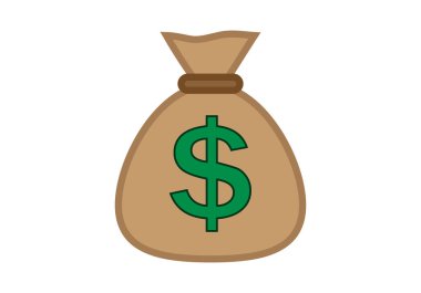 Kahverengi para çuvalı