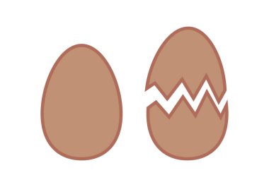 Bütün yumurta ve kırık yumurta