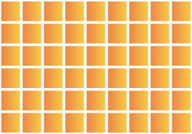 Ilık turuncu gradyan ızgara arka planı ve beyaz vuruş