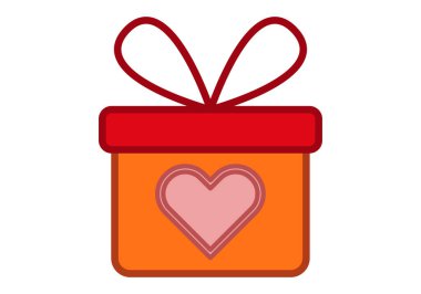 Sevgi dolu kırmızı bir hediye