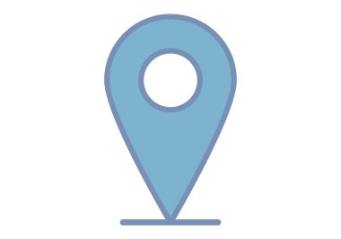 Mavi konum veya konum işareti