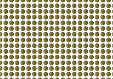 Beyaz arkaplanda yeşilimsi kahverengi daireler