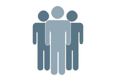 Mavili iş adamları grubu