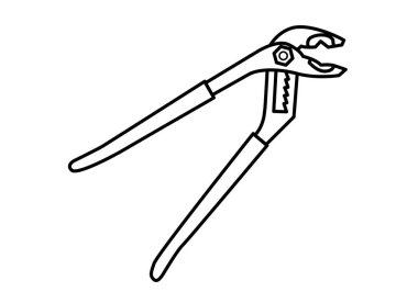 Atölye için pense simgesi