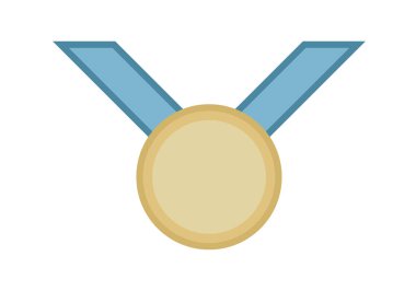 Mavi kurdeleli altın madalya