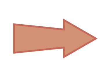 Kırmızı ok beyaz arkaplanı işaret ediyor