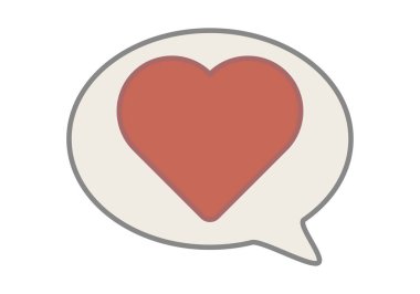 Konuşma baloncuğu ya da benzeri