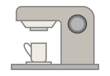 Kahve makinesi, kahve servisi için.