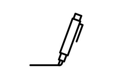 İşaretleyici veya işaret simgesi siyah simgesi