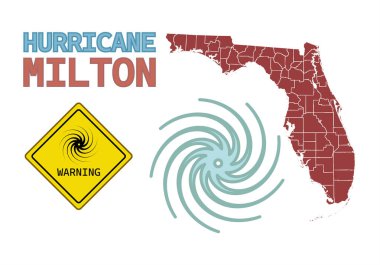 Florida haritasında Milton Kasırgası uyarısı