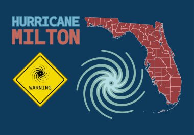 Florida haritasında Milton Kasırgası uyarısı