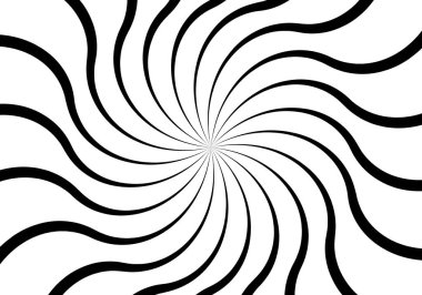 Arkaplanda dönen siyah girdaplar