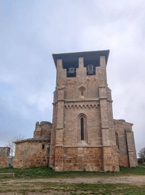 Burgos, İspanya 'daki Villamorn Gotik Kilisesi