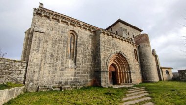 Burgos, İspanya 'daki Villamorn Gotik Kilisesi