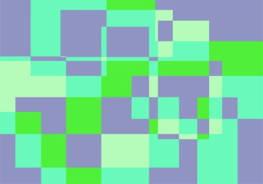 Yeşil, mor ve mavi ile soyut geometrik arkaplan