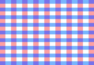 Beyaz, pembe ve mavi masa örtüsü arkaplanı