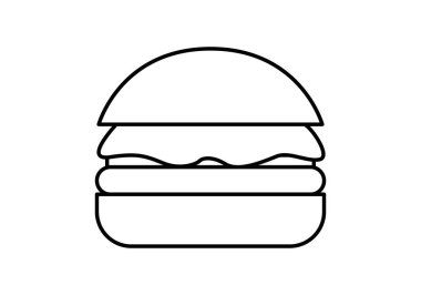 Peynirli siyah sığır eti burgeri.