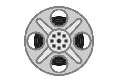 Gri film makarası ya da rulosu