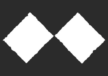 siyah arka plan üzerinde yırtık kağıda