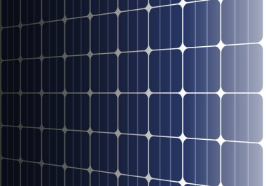 Koyu mavi eğimli güneş paneli arkaplanı