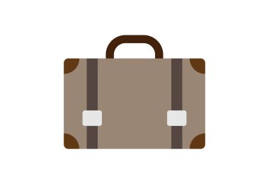 Kayışlı kahverengi deri çanta.