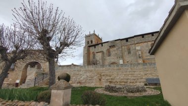 Exterior of the Church of Villegas, Burgos, Spain
