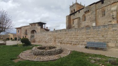 Exterior of the Church of Villegas, Burgos, Spain