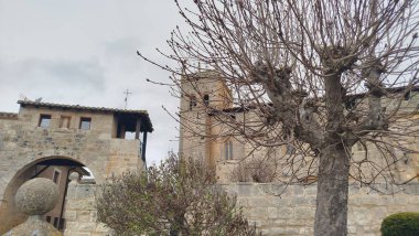 Exterior of the Church of Villegas, Burgos, Spain