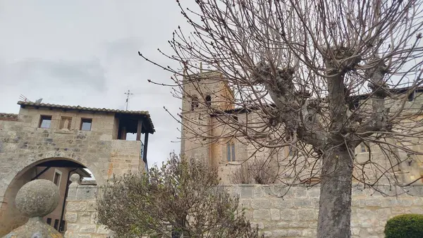 Exterior of the Church of Villegas, Burgos, Spain