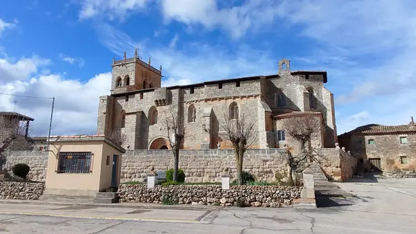 Exterior of the Church of Villegas, Burgos, Spain