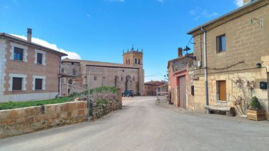 Exterior of the Church of Villegas, Burgos, Spain