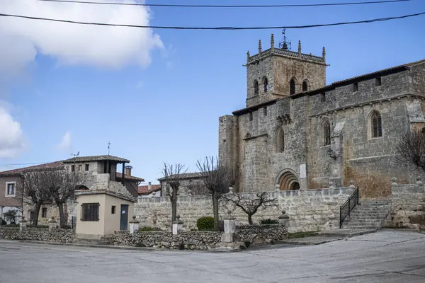 Exterior of the Church of Villegas, Burgos, Spain