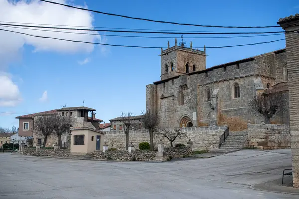 Exterior of the Church of Villegas, Burgos, Spain