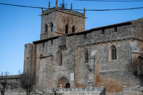 Exterior of the Church of Villegas, Burgos, Spain