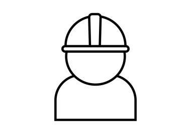 Siyah bir miğfer simgesi.