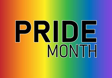 Gurur Ayı için LGBT bayrak renk eğrisi arkaplanı